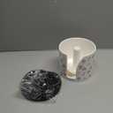 Elegant Ceramic Paper Towel Holder  Heavyweight Countertop Dispenser for Kitchen & Dining