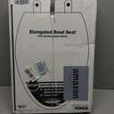 KOHLER K-4774-0 Brevia Elongated White Toilet Seat with Quick-Release Hinges And Quick-Attach Hardware For Easy Clean, White