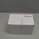 4 Pack Acrylic Qtip Holder Dispenser for Cotton Swabs, Balls, Pads, Floss Picks- Clear Acrylic Canister Apothecary Jar Set, Bathroom Essentials Accessories Decor Vanity Makeup Storage Organizer -Black