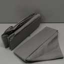 Criusia 3 Pack Sock Underwear Drawer Organizer Dividers, 64 Cell Fabric Foldable Dresser Organizer for Closet Organizers and Storage Boxes for Organizing Socks, Underwear, Ties (16+24+24 Cell, Gray) (Grey)