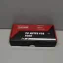 pH Meter Food Digital Electronic pH Tester for Fermentation 3*50ml pH Buffer Calibration Solution Kits Hot Sauce Food Tester Probe for Cheese Sourdough pH Temperature pH Test Strips for Acidity