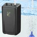 Pawfly Outdoor Live Bait Aerator 40 GPH Battery Air Pump for 30 Gallon Bait Bucket Portable Battery Powered Oxygen Pump for Fishing, Battery Not Included (Air Stone & Airline Tubing Inside Pump Body)