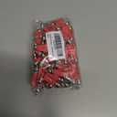 MSCFTFB 100 Pieces 1.5inch Mini Tassels Faux Suede Mala Tassel Kit for Earring Necklace Jewelry Making Garland Keychain Dreamcatcher Charms DIY Crafts (Watermelon)