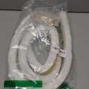 High Density Foam Tape Air Conditioner Window Seal, 1x1 Inch Thick Foam Stripe with Adhesive for Window AC Insulation, Weather Stripping for Doors and Windows Insulation, AC Foam Tape, White (1 inch wide x 1 inch thick x 6.5ft x 2 rolls)