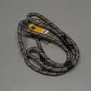 Fida Durable Slip Lead, 6 FT x 1/2" Heavy Duty Dog Loop, Comfortable Strong Rope Leash for Large, Medium Dogs, No Pull Pet Training Leash with Highly Reflective, Grey