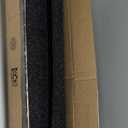 Heyroll Custom Size Hallway Runner Rug, Backed Non-Slip Waterproof, Washable Outdoor Indoor Carpet for Floor, Entryway, Kitchen, Laundry, Balcony, Garage 2' x 6', Black