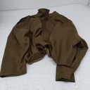 WOWULOVELY Women's Faux Suede Bomber Jacket Lapel Pilot Pocket Coat Casual Oversized Long Dolman Sleeves Trendy Streetwear M