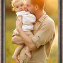 20x30 Frame Vintage Green, Ornate 30x20in Picture Frame with Floral Trim, for 20 x 30inch Gallery Photo Pic with HD Plexiglass, 1.6in Widen 0.8in Thick, Horizontal Vertical Wall Display