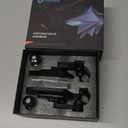 FENRIR CNC Aluminum Alloy Cafe Racer Black Motorcycle Bar End Mirrors Side Folding 22MM 7/8" inch Handlebar Mirror Universal Rear View For M6/M8 Standard Super Sport Naked Street Bike Scooter Minimoto