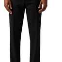 Alton Lane Mercantile Trouser Tailored Fit - Premium Quality Suit Pants for Men, Stylish and Elegant Formal Suit for Men (Black)