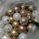 Sea Team 60mm/2.36" Set of Colorful Painted Sparkling Ornaments and Hanging Balls for Christmas Tree - 30pcs (Rose Gold)