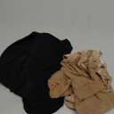 HTRUIYA 2 Pairs Shiny Pantyhose for Women 8D Sheer Tights Oily Gloss Pantyhose Invisible Zip Tights Smooth Stockings (One Size, Brown)