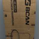 BCAN BT2 450/550LBS Mini Rebounder Trampoline for Adults with Bar, Fitness Trampoline with Bungees, Adjustable Handle, Stable & Quiet, Indoor Outdoor, Whole-Body Workout & Relaxation at Home-40IN/48IN