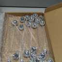 Sawysine 24 Pcs Disco Party Decorations Disco Ball Cocktail Stirrers 8 Inch Silver Mirror Ball Stir Sticks Beverage Coffee Drink Stirrer for 70s 80s Bachelorette Wedding Birthday Party(Transparent)