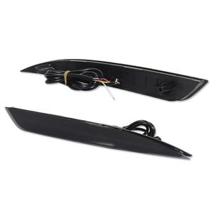 Gempro 2-Pack LED Side Marker Turn Signal Lights Smoke Lens Blinker