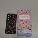 Uppuppy for Samsung Galaxy S25 Case - Liquid Silicone Compatibe with Magsafe Phone Case with Magnetic Stand Cute Women Girly Kickstand Built-in Magnet Ring Soft Cover for S25, Cherry