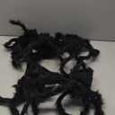 5 Packs Halloween Outdoor Decorations Giant Spiders Set, Halloween Decor Outside, Black Hairy Large Spider with Different Size for Lawn, Yard Decor