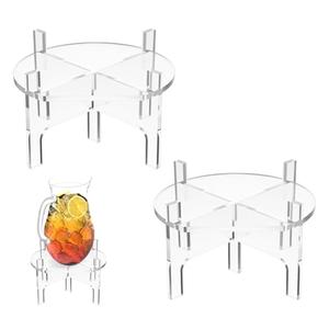 Acrylic Glass Drink Dispenser Stand, 1 Pack Water jug holder and Beverage Dispense, Drink Stand for Families, Parties and Catering Events