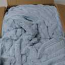 Bedsure GentleSoft Blue Full Blanket for Couch - Cozy Soft Blankets for Women, Cute Small Fleece Throws for Girls, Birthday Gifts for Women Decor Gifts, Light Blue, 84x90 Inches