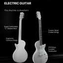 Enya Electric Guitar Nova Go Sonic Smart Electric Carbon Fiber Guitarra with 10W Wireless Speaker, Onboard Presets, All-in-One Portable Rig for Street Performers & Home Studios