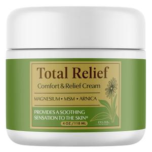 ZELSO (1 Pack) Total Relief Magnesium Cream – TotalRelief Magnesium Cream, Total Relief Soothing Relief Formula – TotalReliefCream with Magnesium Comfort & Relief Cream.