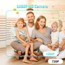 Mini Indoor WiFi Camera Home Security Room Body Cameras Nanny Cam Small Smart Home Outdoor Cams Pet Dog Baby Camera HD House Portable Camaras Motion Detection Night Vision Cam No Need WiFi Door Camara