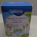 Dr. Brown's Breastfeeding Baby Bottles, Options+ Wide-Neck Breast to Bottle Feeding Set