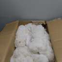 Anysay Heated Blanket Queen Size with 1/2/4/6/8 Hours AutoOff 10 Heat Level, 72'' * 84'' Cozy Faux Rabbit Fur Bubble Electric Blanket with Overheat Protection(White)