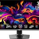 msi MPG 321URX QD-OLED, 32" 4K UHD Quantum Dot OLED Gaming Monitor, 3840 x 2160, 0.03ms, 240Hz, True Black HDR 400, 90W USB Type C, HDMI, DP Port