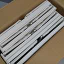 YFXCVSL 4 Tier Plastic Storage Bins with Lid 23QT, Stackable Storage Containers with Wheels, Folding Storage Boxes, Collapsible Storage Bins, Closet Organizers and Storage for Living Room,Office,Dorm (White)