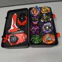 Bey Battling Top Burst Gyro Toy Set 12 Spinning Tops 4 Launchers Combat Battling Game with Portable Storage Box Gift for Kids Children Boys