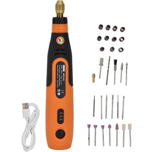 Fafeicy Mini Cordless Drill Tools Kit Engraver Pen Electric Grinder Portable for Household Egg and Jewelry 32 Pcs