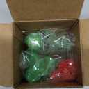 Cute Succulent Fridge Magnet, 4-Pieces Decorative 3D Plant Magnets for Refrigerator Whiteboard Locker Kitchen Office School (Set #1)