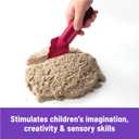 Kinetic Sand, Folding Sand Box with 2lbs Play Sand, 7 Molds & Tools, Storage Case, Sensory Toys, Holiday Gifts & Stocking Stuffers for Kids Ages 3 and up