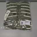 Saodimallsu Womens Striped Sweater Dress Fall Chunky Knit V Neck Collared Long Sleeve Sexy Slit Loose Midi Dresses (Green)