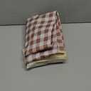 Outdoor Picnic Blankets Waterproof Foldable Sandproof, Large Gingham Cute Picnic Mat Washable Portable for Park Beach Camping Courtyard (Coffee, 60"80") (5' x 6'8" (Rectangular))