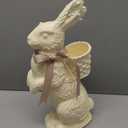 Regency International Chocolate Standing Bunny with Basket, 14-inch, Dark Chocolate