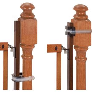 Summer Infant Banister to Banister Gate Mounting Kit - Fits Round or Square Banisters, Accommodates Most Hardware & Pressure Mount Baby Gates up to 37 Tall, Gate Sold Separately