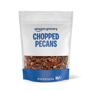 Amazon Grocery, Chopped Pecans, 16 Oz (Previously Happy Belly, BB 08/27/26