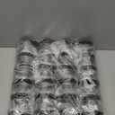 Qeirudu 4 Oz Plastic Jars with Lids 24-Pack, Empty Clear Plastic Containers with Lids and labels, Refillable Round Low Profile Cosmetic Containers For Scrubs, Body Butter, Lotion, BPA Free