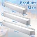 Spiareal Edge Dock Bumpers Straight Marine Boat Bumpers for Docking UV Resistant Boat Dock Fenders for Docking, Preventing Dent and Scratch, White (35.43 Inches/ 90 cm)