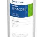 Pentair Pentek EPM-20BB Big Blue Carbon Water Filter, 20-Inch, Whole House Modified Epsilon Carbon Block Replacement Cartridge with Bonded Powdered Activated Carbon (PAC) Filter, 20" x 4.5", 10 Micron