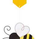 2 x Creative Converting 340103 Bumblebee Baby Hanging Decorations, 32", Multi-color
