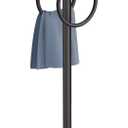 Hoimpro 17 Inch Oil Rubbed Bronze Stainless Steel Free Standing Towel Rack Bar, Double Stand Towel Ring Hand Towel Holder Hanger, Towel Hardware for Bathroom Vanity Kitchen Countertops