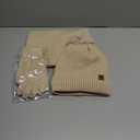 Winter Hats Scarf Gloves for women men,Winter Clothes Knitted Fleece Lined Beanie Thermal Gloves Long Scarf 