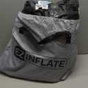 EZ INFLATE Air Mattress with Built in Pump - Queen Size Double-High Inflatable Mattress with Flocked Top - Easy Inflate, Water