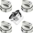 5 Pack AEZ73453509 Stove Knob Replacements Gas Stove Knob Compatible with LG Range/Oven Replaces AP5669773 AEZ73453503 AEZ72909008