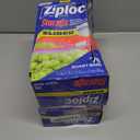 2 Pcs Ziploc Quart Food Storage Bags, Stand-Up Bottom, Easy to Fill, 76 Count