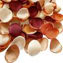 Lookein 300pcs Terracotta Rose Petals Satin Flower Petals for Wedding Flower Girl Basket Table Centerpieces Aisle Runner Party Confetti Bridal Shower Dinner Wedding Decoration