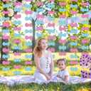 2 x 8 Pcs Gender Reveal Party Decorations 8.2 ft Pink and Blue Bow Baby Shower Banner Cute Gender Reveal Hanging Garland Photo Backdrop for Birthday Wedding Party Supplies